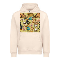 Sandshell history seamless pattern Urban Hoodie - BundleAndBundleShop