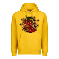 Lemon boots wood slice ornament Premium Hoodie - JahusDesignShop