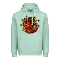 Seafoam boots wood slice ornament Premium Hoodie - JahusDesignShop