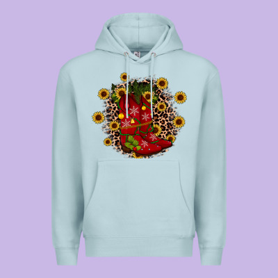 Boots Wood Slice Ornament Premium Hoodie Designed By Jahusdesignshop