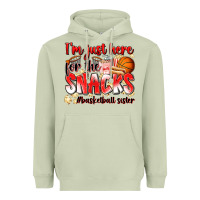 Matcha im just here for the snacks basketball sister Heavyweight Hoodie - Zillion Design Studio