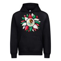 Black sunflower mexican flag Urban Hoodie - JahusDesignShop