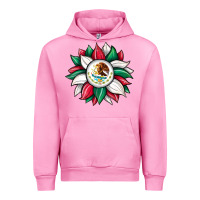 Fuchsia Pink sunflower mexican flag Urban Hoodie - JahusDesignShop