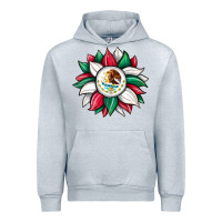 Heather Grey sunflower mexican flag Urban Hoodie - JahusDesignShop