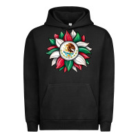 Pigment Black sunflower mexican flag Urban Hoodie - JahusDesignShop