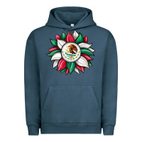 Pigment Midnight Navy sunflower mexican flag Urban Hoodie - JahusDesignShop