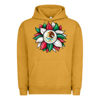 Pigment Peanut Butter sunflower mexican flag Urban Hoodie - JahusDesignShop