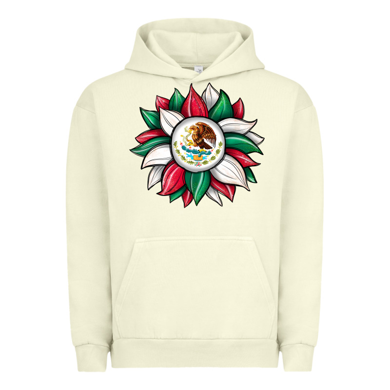 Sunflower Mexican Flag Urban Hoodie by JahusDesignShop | Teevron