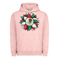Pigment Salmon sunflower mexican flag Urban Hoodie - JahusDesignShop