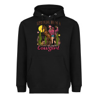 Black shoulda been a cowgirl bucking horse Heavyweight Hoodie - texasbilliewilder