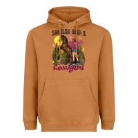 Meerkat shoulda been a cowgirl bucking horse Heavyweight Hoodie - texasbilliewilder