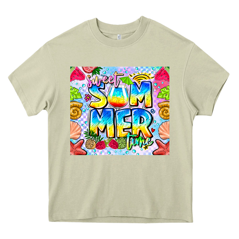 Sweet Summer Time Heavy Core Tee by CowhideDigitalArt | Teevron
