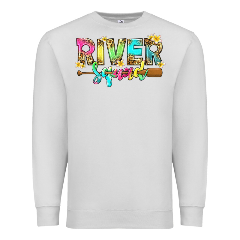 River Squad With Leopard Premium Sweatshirt by texasbilliewilder | Teevron