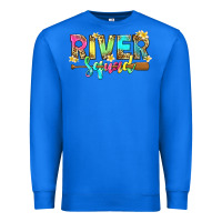 True Royal river squad with leopard Premium Sweatshirt - texasbilliewilder