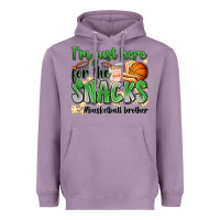 Lavender i'm just here for the snacks #basketball brother Heavyweight Hoodie - Zillion Design Studio