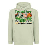 Matcha i'm just here for the snacks #basketball brother Heavyweight Hoodie - Zillion Design Studio