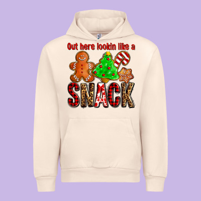 Out Here Lookin Like A Snack Ado Urban Hoodie Designed By Adodesignshop