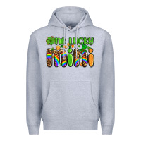Heather Grey st patricks one lucky mini Premium Hoodie - AdoDesignShop