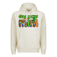 Oatmeal Heather st patricks one lucky mini Premium Hoodie - AdoDesignShop