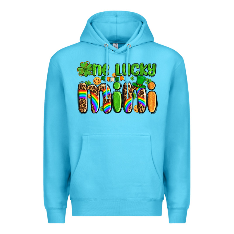St Patricks One Lucky Mini Premium Hoodie by AdoDesignShop | Teevron