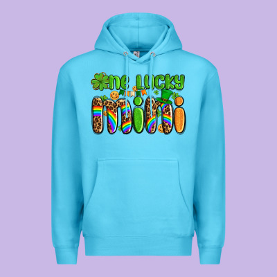 St Patricks One Lucky Mini Premium Hoodie Designed By Adodesignshop