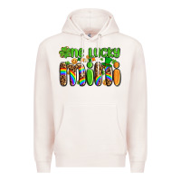 Pale Pink st patricks one lucky mini Premium Hoodie - AdoDesignShop