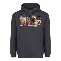 Smoke siberian cat coffee cups Heavyweight Hoodie - texasbilliewilder