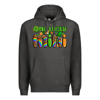 Charcoal Heather st patricks one lucky mini Premium Hoodie - AdoDesignShop