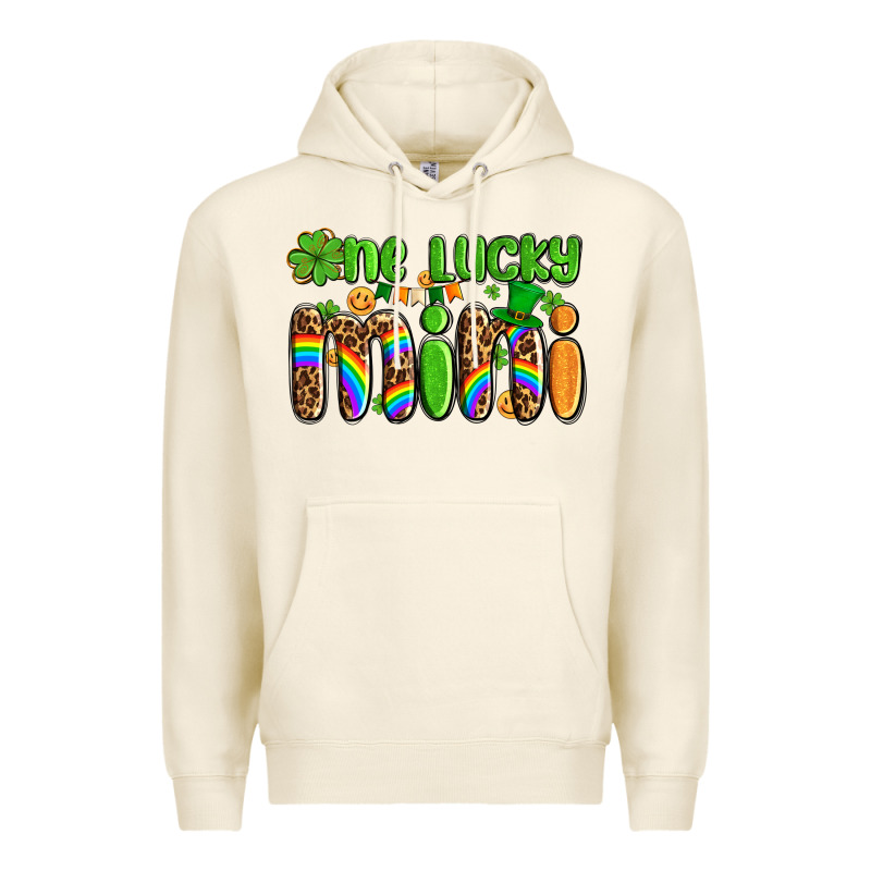 St Patricks One Lucky Mini Premium Hoodie by AdoDesignShop | Teevron