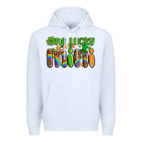 White st patricks one lucky mini Premium Hoodie - AdoDesignShop