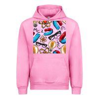 Fuchsia Pink physics seamless pattern Urban Hoodie - BundleAndBundleShop