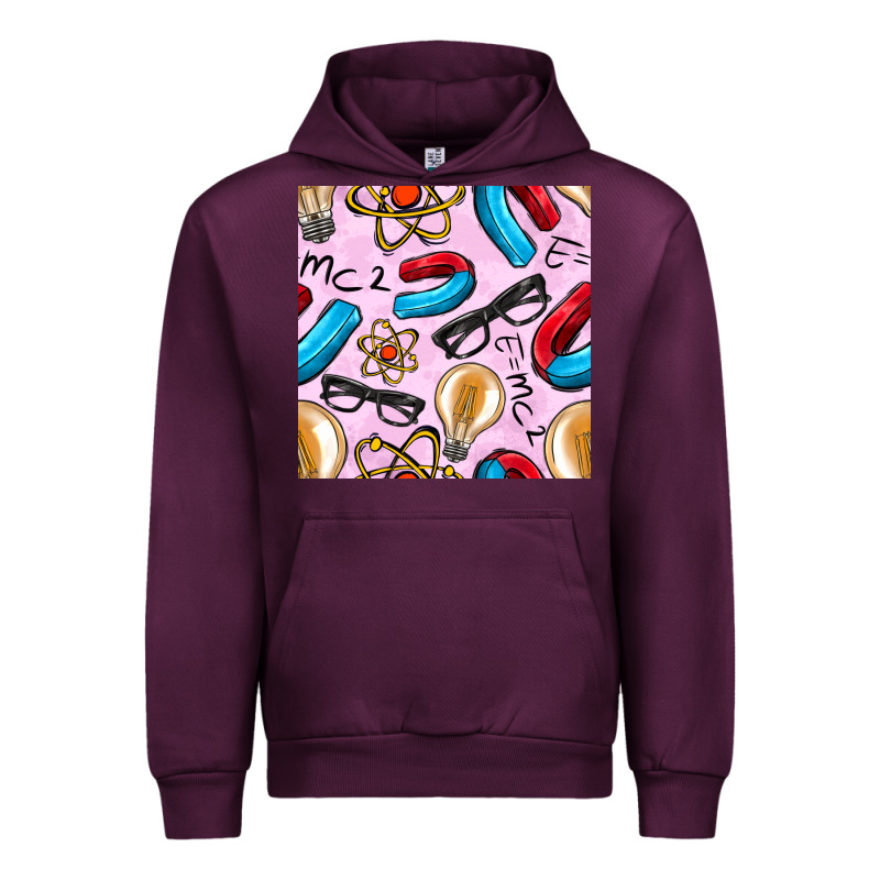 Physics Seamless Pattern Urban Hoodie by BundleAndBundleShop | Teevron