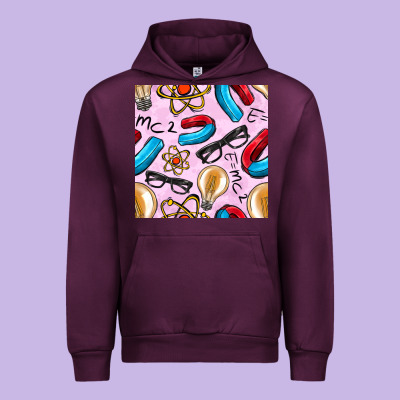 Physics Seamless Pattern Urban Hoodie Designed By Bundleandbundleshop