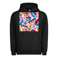Pigment Black physics seamless pattern Urban Hoodie - BundleAndBundleShop