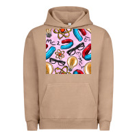 Pigment Burro physics seamless pattern Urban Hoodie - BundleAndBundleShop