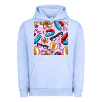 Pigment Grape Ice physics seamless pattern Urban Hoodie - BundleAndBundleShop