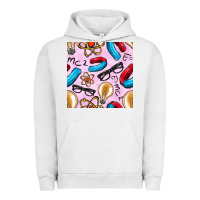 Pigment Lunar Rock physics seamless pattern Urban Hoodie - BundleAndBundleShop