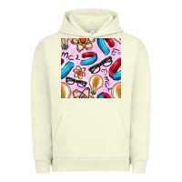 Pigment Pistachio physics seamless pattern Urban Hoodie - BundleAndBundleShop
