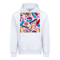 White physics seamless pattern Urban Hoodie - BundleAndBundleShop