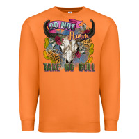 Carrot do not harm take no bull cow skull Premium Sweatshirt - Zillion Design Studio