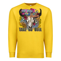 Lemon do not harm take no bull cow skull Premium Sweatshirt - Zillion Design Studio