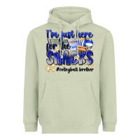 Matcha im just here for the snacks volleyball brother Heavyweight Hoodie - Zillion Design Studio