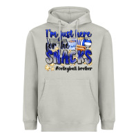 Moon Dust im just here for the snacks volleyball brother Heavyweight Hoodie - Zillion Design Studio