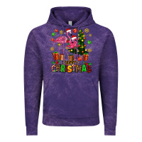 Cloud Purple flamingo merry christmas Vintage Hoodie - AdoDesignShop