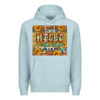 Blue Mist western hello fall tumbler Premium Hoodie - Artiststas