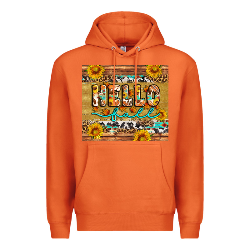 Western Hello Fall Tumbler Premium Hoodie by Artiststas | Teevron
