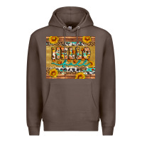 Coffee western hello fall tumbler Premium Hoodie - Artiststas
