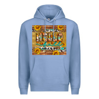 Colony Blue western hello fall tumbler Premium Hoodie - Artiststas