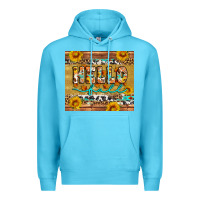 Ocean Blue western hello fall tumbler Premium Hoodie - Artiststas