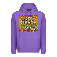 Purple western hello fall tumbler Premium Hoodie - Artiststas